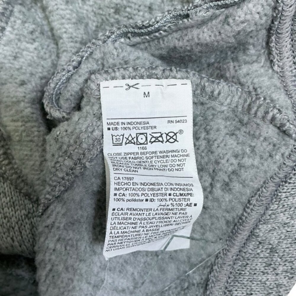 Go Warm Moto Jacket Women Heather Gray Asymmetrical Metal Zip Pockets Zip Up M - Picture 9 of 16